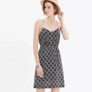 Madewell Silk Daylight Dress in Ikat Bloom Floral Print